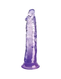 KING COCK CLEAR PENE REALISTICO 197 CM MORADO