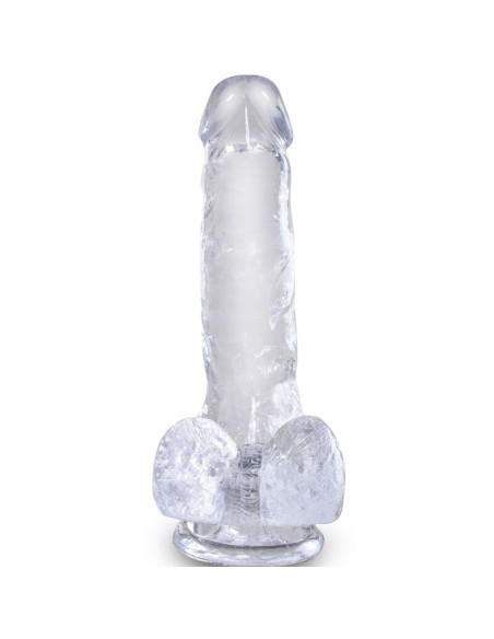 KING COCK CLEAR PENE REALISTICO CON TESTICULOS 135 CM TRANSPARENTE KING COCK CLEAR PENE REALISTICO CON TESTICULOS 135 CM TRANSPARENTE