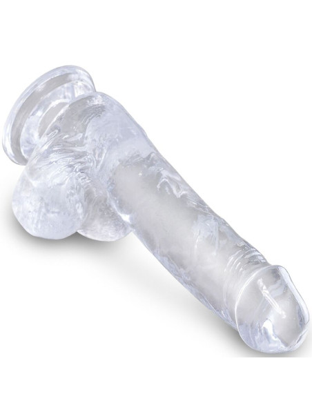 KING COCK CLEAR PENE REALISTICO CON TESTICULOS 135 CM TRANSPARENTE KING COCK CLEAR PENE REALISTICO CON TESTICULOS 135 CM TRANSPARENTE
