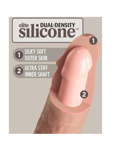 KING COCK ELITE DILDO REALISTICO SILICONA 152 CM