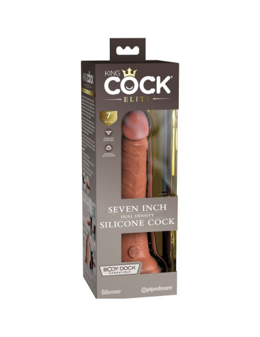 KING COCK ELITE DILDO REALISTICO SILICONA 178 CM CARAMELO