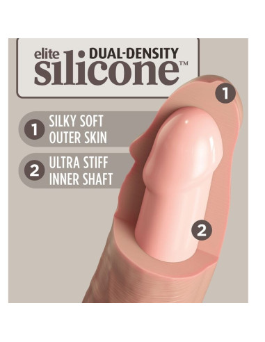 KING COCK ELITE DILDO REALISTICO SILICONA 178 CM