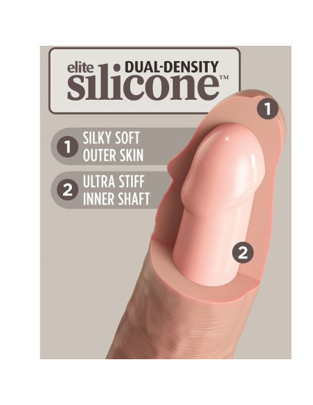 KING COCK ELITE DILDO REALISTICO SILICONA 254 CM KING COCK ELITE DILDO REALISTICO SILICONA 254 CM