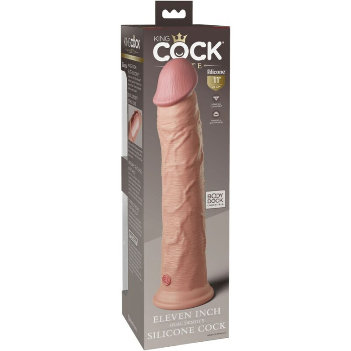 KING COCK ELITE DILDO REALISTICO SILICONA 28 CM