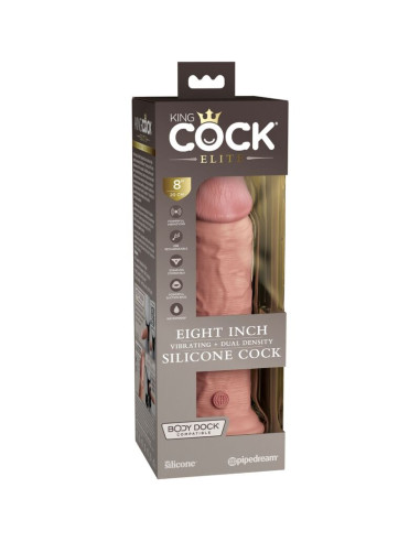 KING COCK ELITE DILDO REALISTICO VIBRADOR SILICONA 203 CM