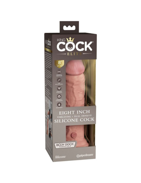 KING COCK ELITE DILDO REALISTICO VIBRADOR SILICONA 203 CM