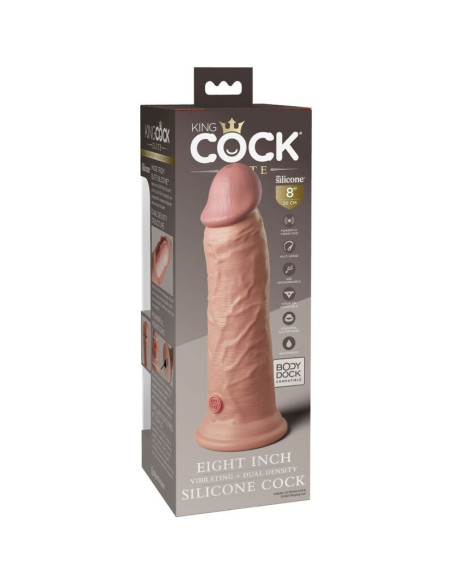 KING COCK ELITE DILDO REALISTICO VIBRADOR SILICONA 203 CM