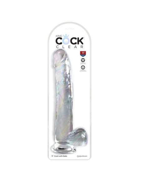 KING COCK CLEAR DILDO CON TESTICULOS 248 CM TRANSPARENTE KING COCK CLEAR DILDO CON TESTICULOS 248 CM TRANSPARENTE