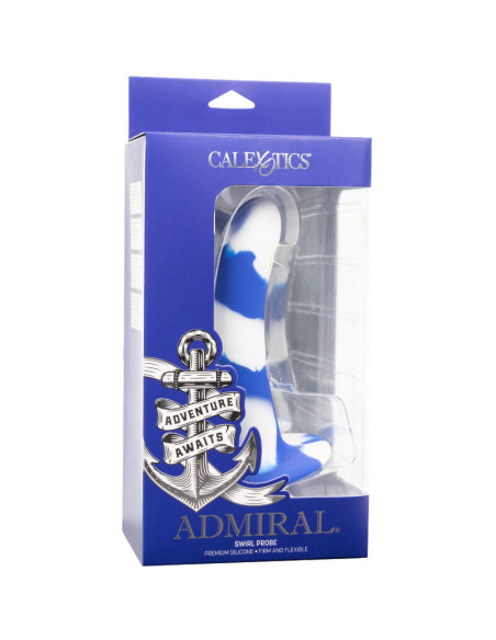 CALEXOTICS ADMIRAL SWIRL DILDO FLEXIBLE CALEXOTICS ADMIRAL SWIRL DILDO FLEXIBLE