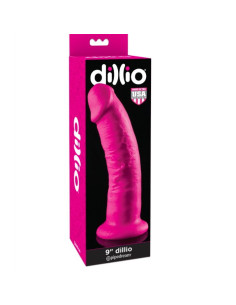 DILLIO DILDO CON VENTOSA ROSA 229 CM 2