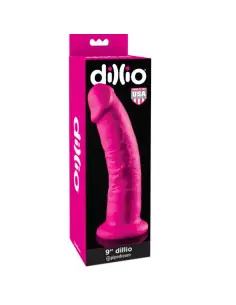 DILLIO DILDO CON VENTOSA ROSA 229 CM 2
