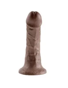 KING COCK 6 PENE MARRON 152 CM