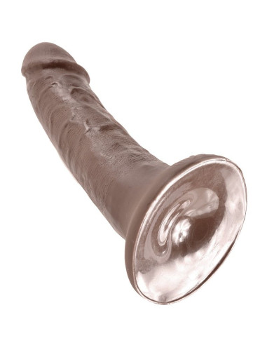 KING COCK 6 PENE MARRON 152 CM