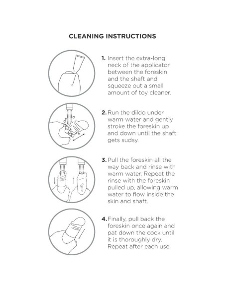 KING COCK DILDO REALISTICO UNCUT NATURAL 21 CM KING COCK DILDO REALISTICO UNCUT NATURAL 21 CM