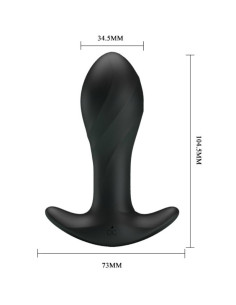 PRETTY LOVE VIBRADOR ANAL NEGRO 2