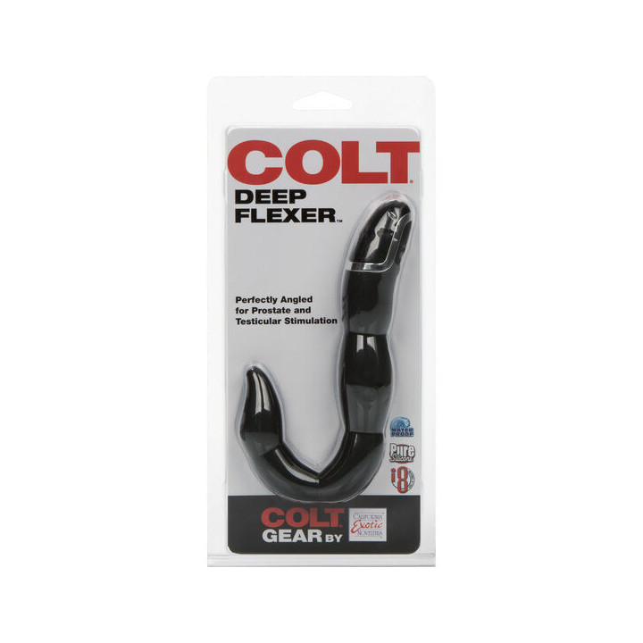 CALEXOTICS COLT DEEP VIBRADOR ANAL FLEXIBLE NEGRO