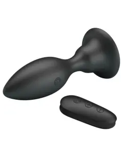 MR PLAY PLUG ANAL CON VIBRACION NEGRO CONTROL REMOTO 2