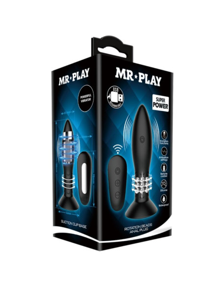 MR PLAY PLUG CON BOLAS ROTADORAS NEGRO CONTROL REMOTO MR PLAY PLUG CON BOLAS ROTADORAS NEGRO CONTROL REMOTO