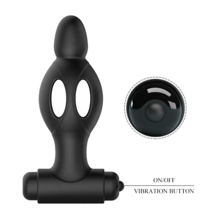 MR PLAY PLUG ANAL DE SILICONA CON VIBRACION