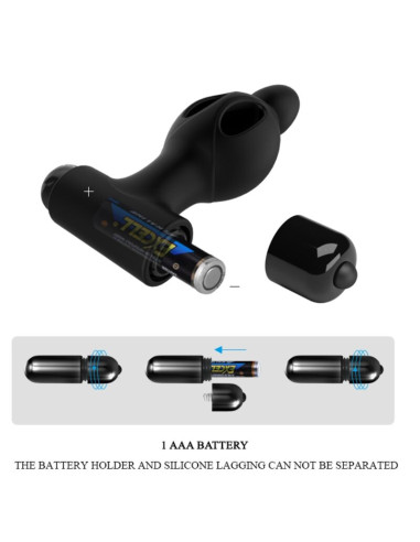 MR PLAY PLUG ANAL DE SILICONA CON VIBRACION