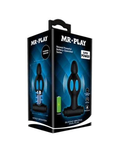 MR PLAY PLUG ANAL DE SILICONA CON VIBRACION
