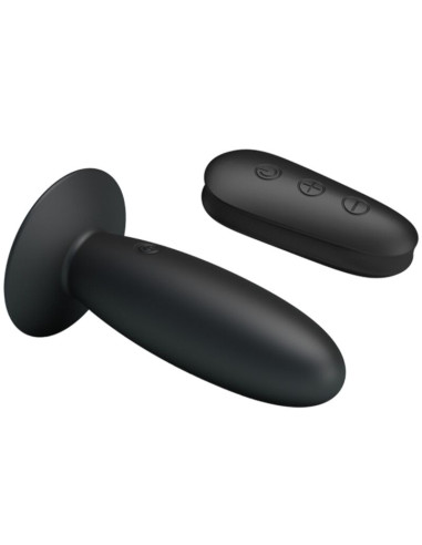 MR PLAY PLUG ANAL CON VIBRACION NEGRO CONTROL REMOTO