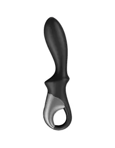SATISFYER HEAT CLIMAX VIBRADOR ANAL APP NEGRO 2
