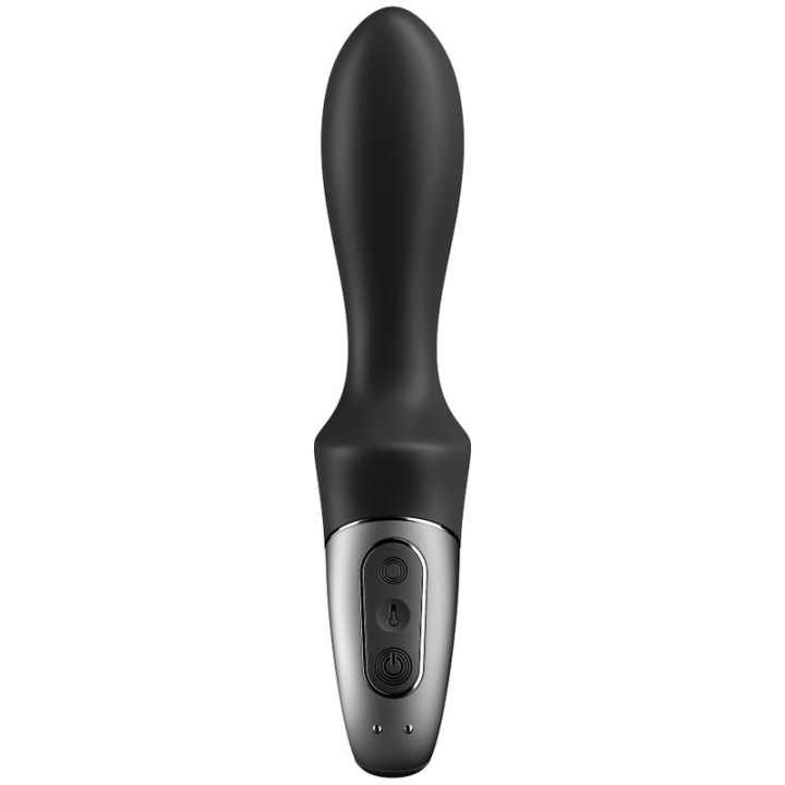 SATISFYER HEAT CLIMAX VIBRADOR ANAL APP NEGRO