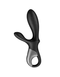 SATISFYER HEAT CLIMAX VIBRADOR ANAL APP NEGRO 2