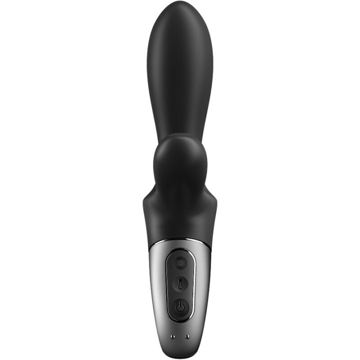 SATISFYER HEAT CLIMAX VIBRADOR ANAL APP NEGRO