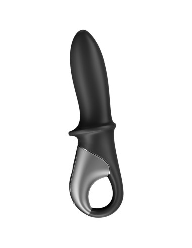 SATISFYER HOT PASSION VIBRADOR ANAL APP NEGRO