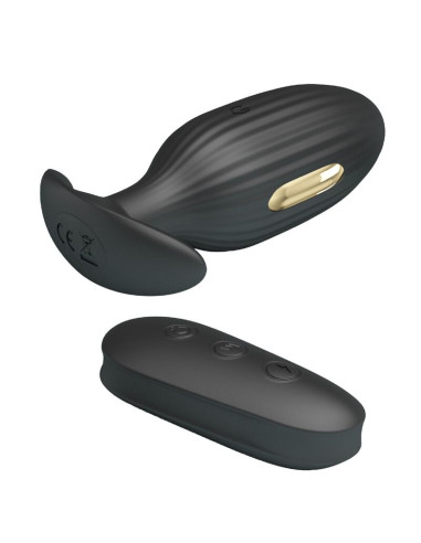 PRETTY LOVE KELLY PLUG ANAL VIBRADOR RECARGABLE NEGRO