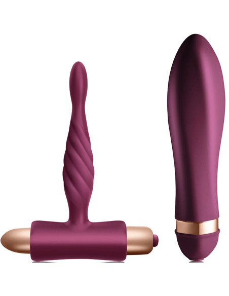 CLIMAXIMUM DARE KIT VIBRADOR TRENZADO PLUG ANAL PRINCIPIANTES