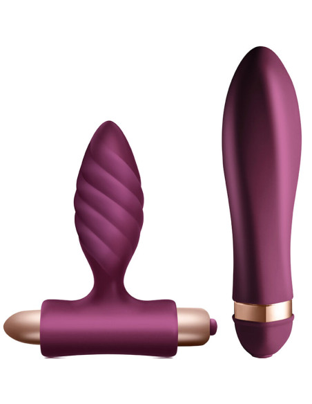 CLIMAXIMUM DESIRE KIT VIBRADOR PLUG ANAL TRENZADO