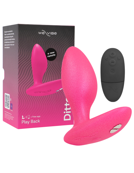 WE VIBE DITTO PLUG ANAL VIBRADOR ROSA WE VIBE DITTO PLUG ANAL VIBRADOR ROSA