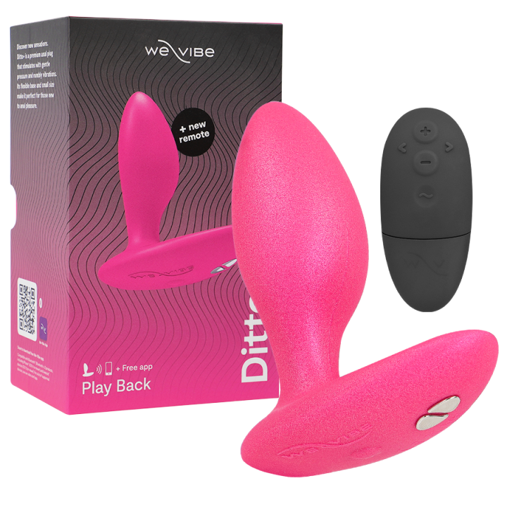 WE VIBE DITTO PLUG ANAL VIBRADOR ROSA