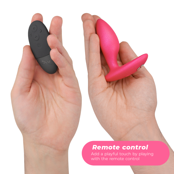 WE VIBE DITTO PLUG ANAL VIBRADOR ROSA