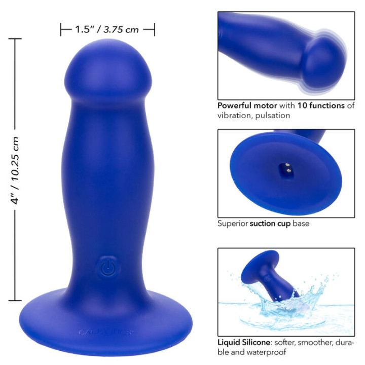 CALEXOTICS ADMIRAL FIRST MATE PLUG ANAL VIBRADOR AZUL