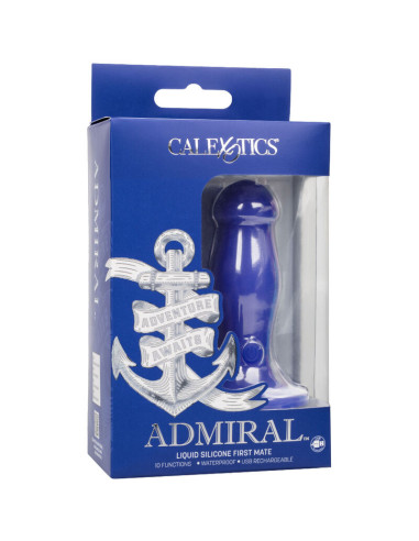 CALEXOTICS ADMIRAL FIRST MATE PLUG ANAL VIBRADOR AZUL