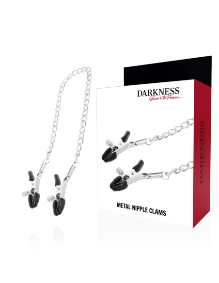 DARKNESS PINZAS AJUSTABLES PARA PEZONES AJUSTABLES METAL