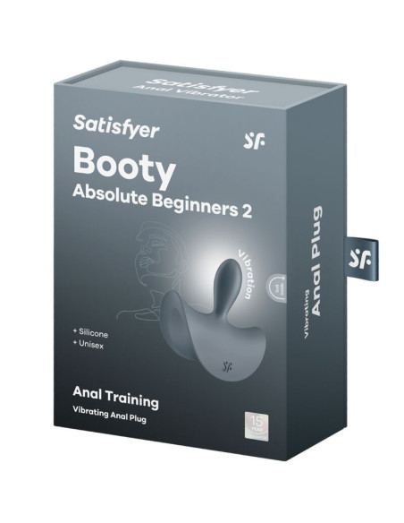 SATISFYER BOOTY ABSOLUTE BEGINNERS 2 PLUG ANAL VIBRADOR UNISEX NEGRO SATISFYER BOOTY ABSOLUTE BEGINNERS 2 PLUG ANAL VIBRADOR UNISEX NEGRO