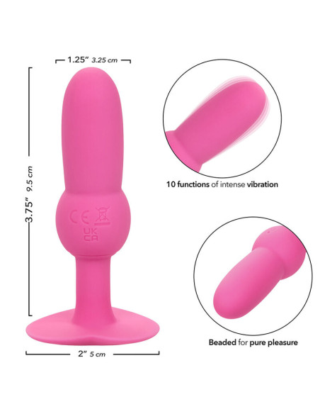 CALEXOTICS FIRST TIME PLUG ANAL CON CUENCAS 10 VIBRACIONES ROSA CALEXOTICS FIRST TIME PLUG ANAL CON CUENCAS 10 VIBRACIONES ROSA