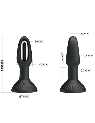 PRETTY LOVE HUBERT PLUG ANAL CON 7 MODOS DE VIBRACION