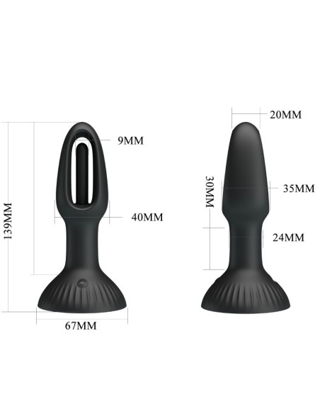 PRETTY LOVE HUBERT PLUG ANAL CON 7 MODOS DE VIBRACION PRETTY LOVE HUBERT PLUG ANAL CON 7 MODOS DE VIBRACION