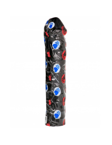 ALL BLACK DILDO GIGANTE FISTING SUAVE 32 CM