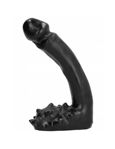 ALL BLACK DILDO REALISTICO 19 CM