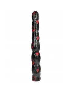 ALL BLACK ANAL DILDO 32 CM 2