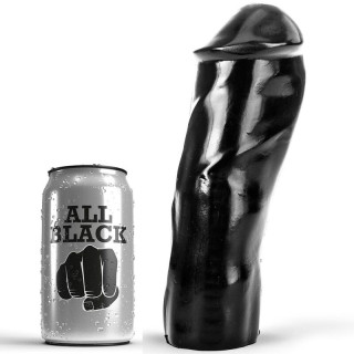 ALL BLACK DILDO REALISTICO 20 CM
