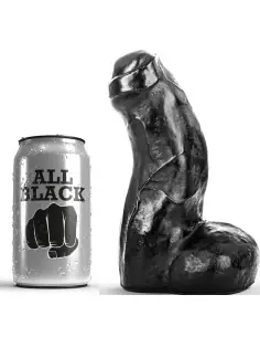 ALL BLACK REALISTIC DONG NEGRO 17 CM