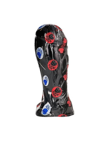 ALL BLACK DONG 22 CM PUNTA ANCHA